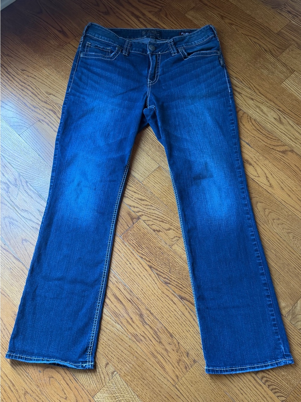 Silver Jeans Co. Suki Mid Slim Boot Jeans Size 16 L31 Medium Wash